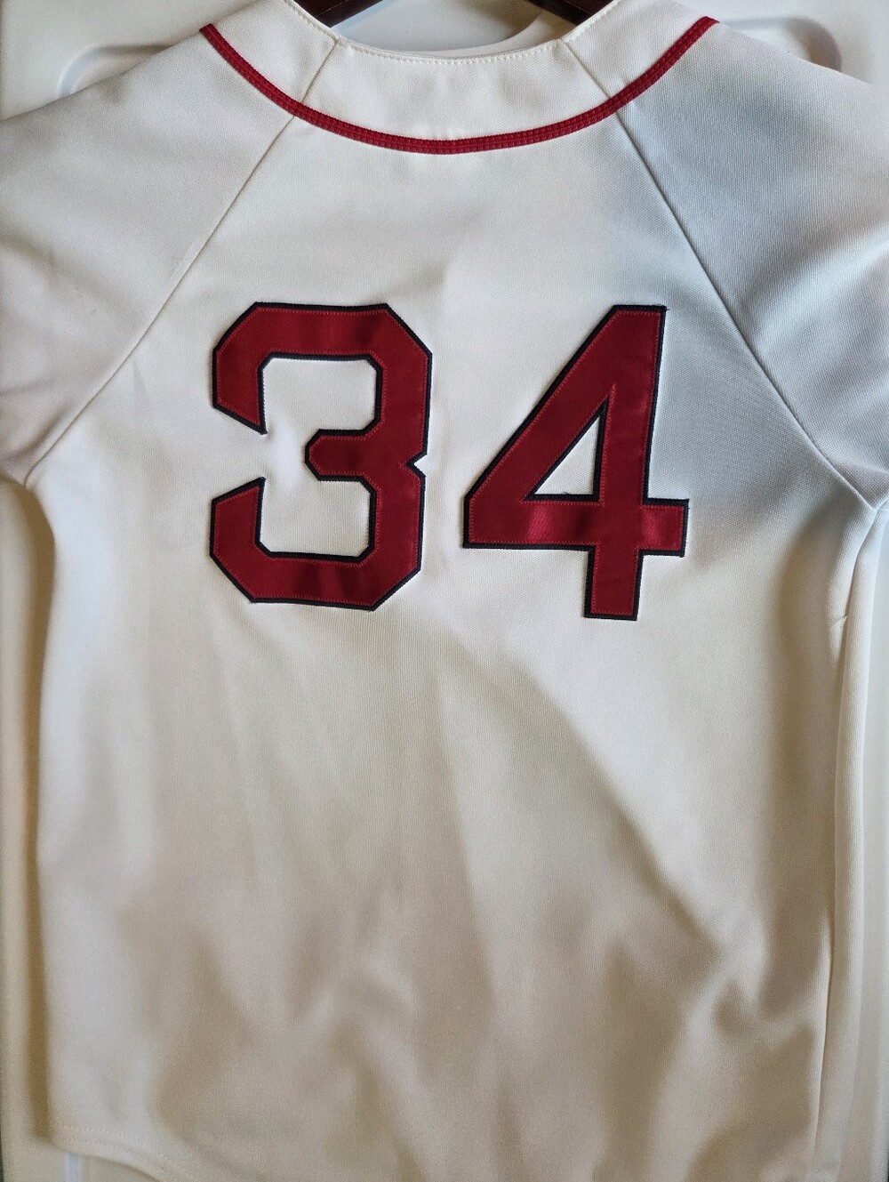 David Ortiz 34 Boston Red Sox White Home Jersey Youth Medium Majestic MLB Stitch - Picture 10 of 11